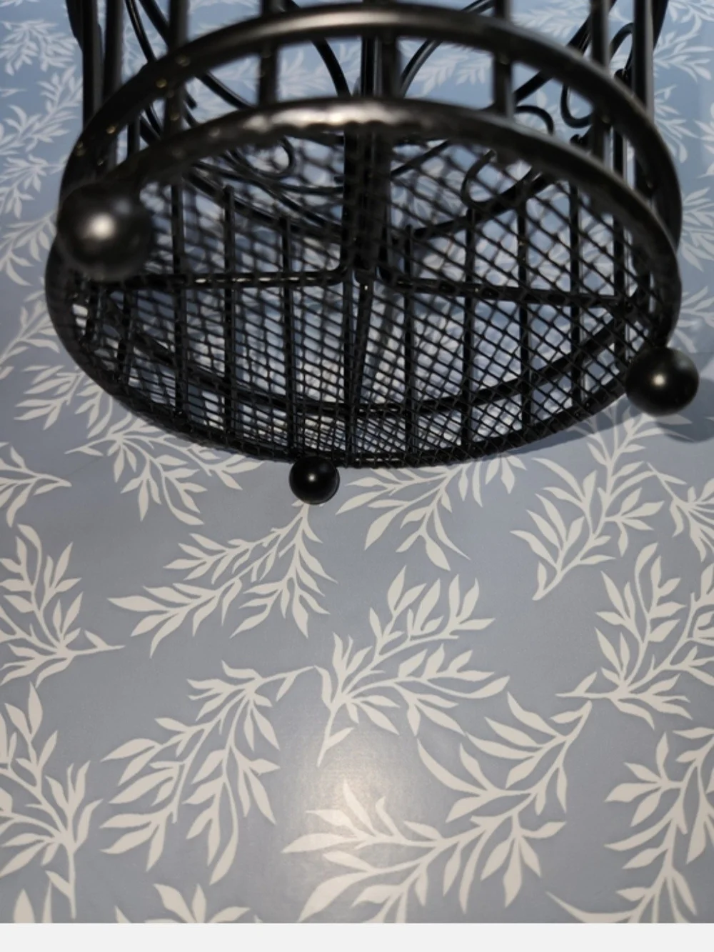 Black Metal Utensil Holder